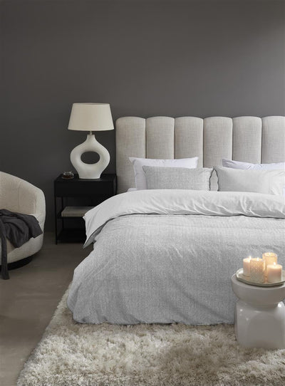 Riviera Maison Dekbedovertrek Chevron Weave Grey
