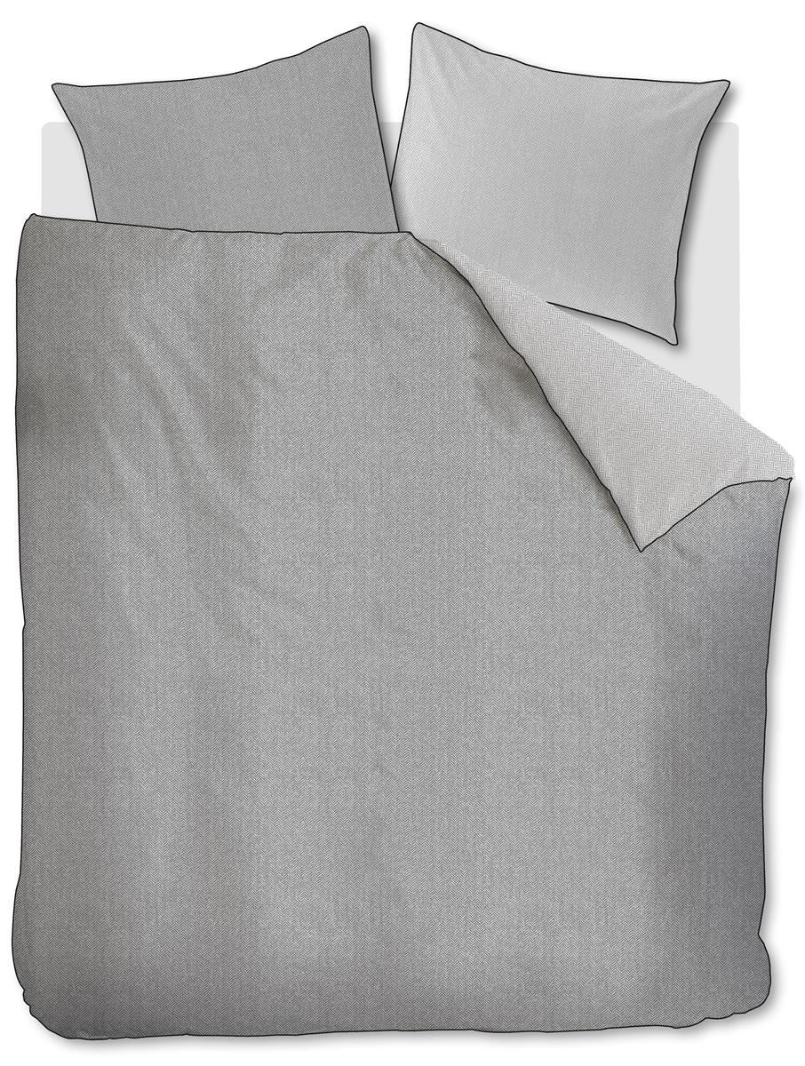 Riviera Maison Dekbedovertrek Chevron Weave Grey