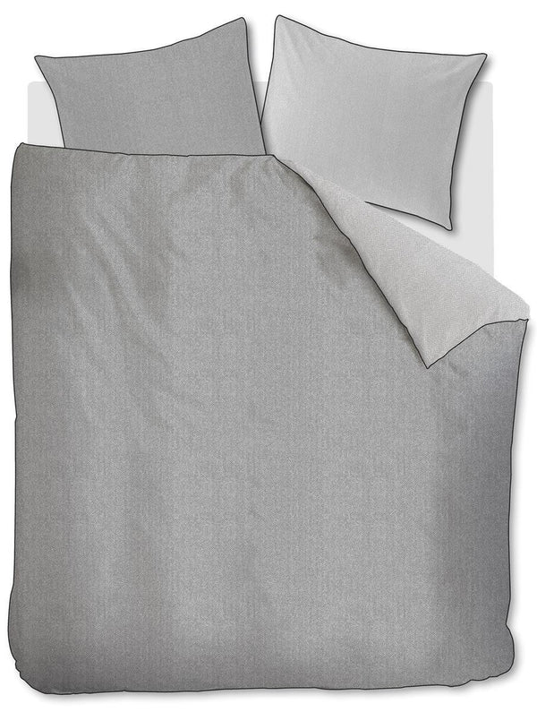 Riviera Maison Dekbedovertrek Chevron Weave Grey