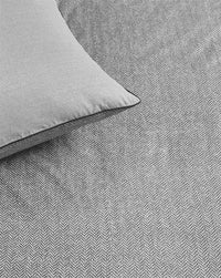 Riviera Maison Dekbedovertrek Chevron Weave Grey