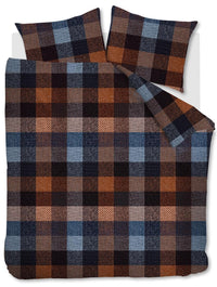 BeddingHouse Dekbedovertrek Beckett Blue