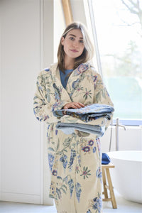 Pip Studio Badjas Secret Garden WhiteBlue