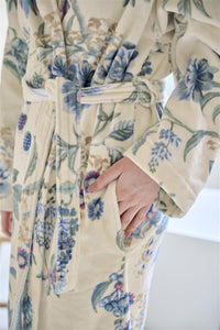 Pip Studio Badjas Secret Garden WhiteBlue