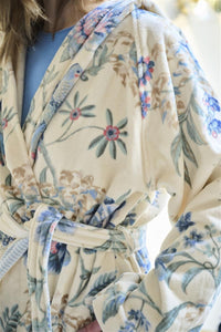 Pip Studio Badjas Secret Garden WhiteBlue