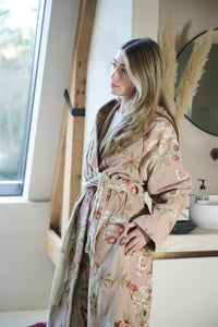 Pip Studio Badjas Secret Garden Khaki