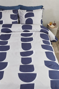 vtwonen Dekbedovertrek Moons Indigo
