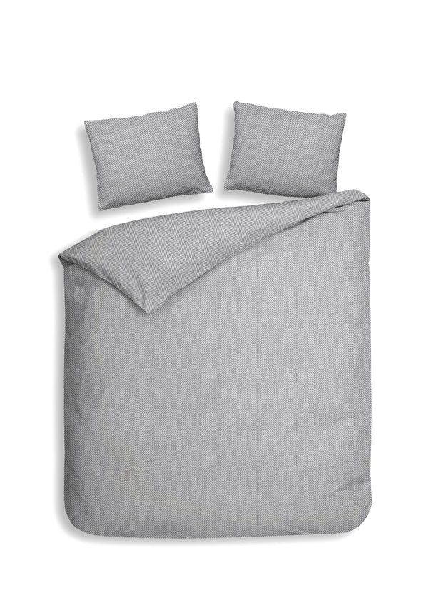 Heckett & Lane Dekbedovertrek Spina Light-Grey