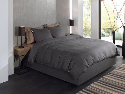 Heckett & Lane Dekbedovertrek Spina Anthracite