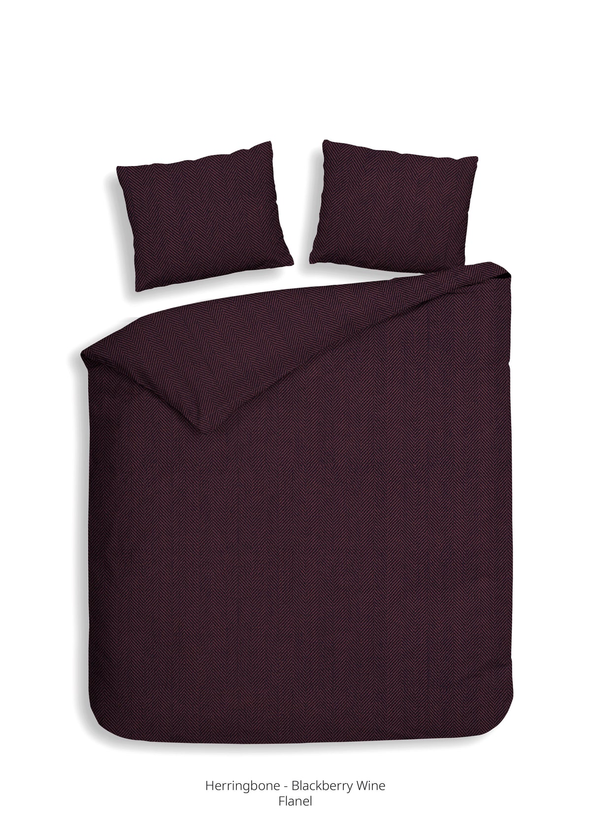 Heckett & Lane Dekbedovertrek Spina Blackberry-Wine