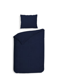 Heckett & Lane Dekbedovertrek Spina Dark-Blue