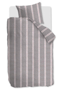 vtwonen Dekbedovertrek Stip and Stripe Blush