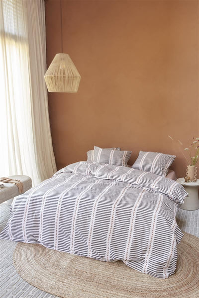 vtwonen Dekbedovertrek Stip and Stripe Blush