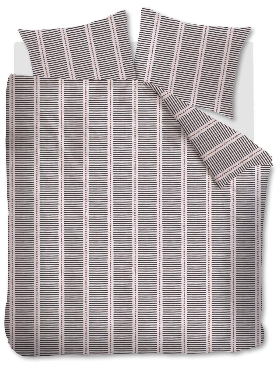 vtwonen Dekbedovertrek Stip and Stripe Blush