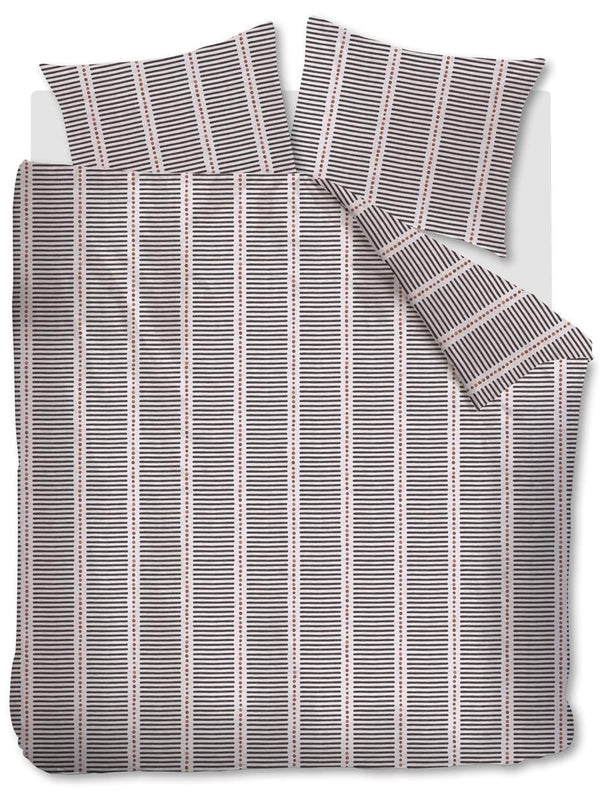vtwonen Dekbedovertrek Stip and Stripe Blush