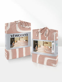 vtwonen Dekbedovertrek Stip and Stripe Blush