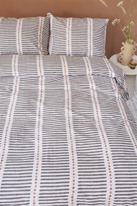 vtwonen Dekbedovertrek Stip and Stripe Blush
