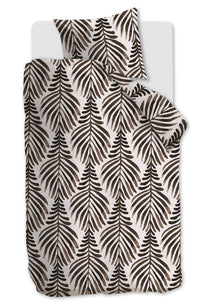 vtwonen Dekbedovertrek Bold Feathers Sand