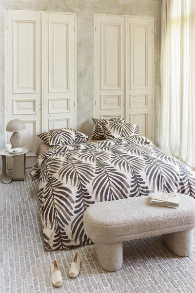vtwonen Dekbedovertrek Bold Feathers Sand