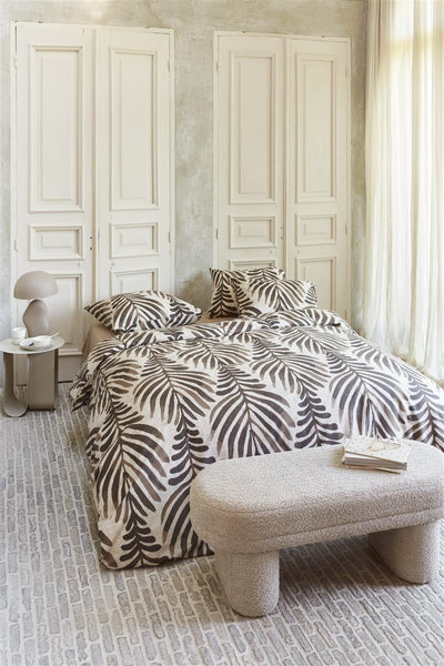 vtwonen Dekbedovertrek Bold Feathers Sand