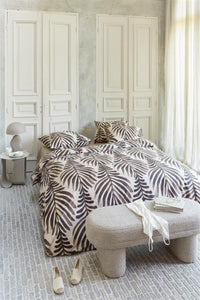 vtwonen Dekbedovertrek Bold Feathers Sand