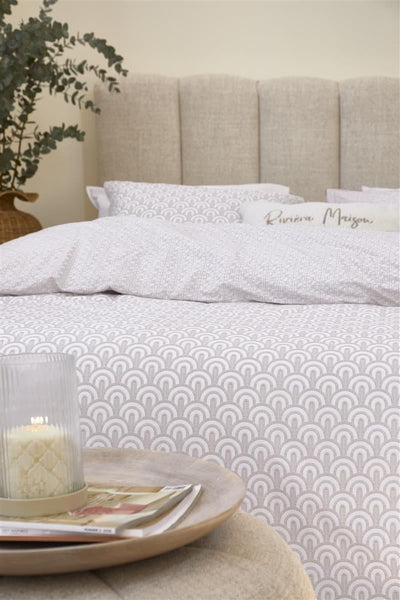 Riviera Maison Dekbedovertrek Arched Soft Pink
