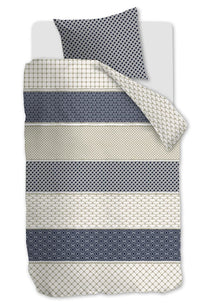 Riviera Maison Dekbedovertrek Ropes Navy Blue