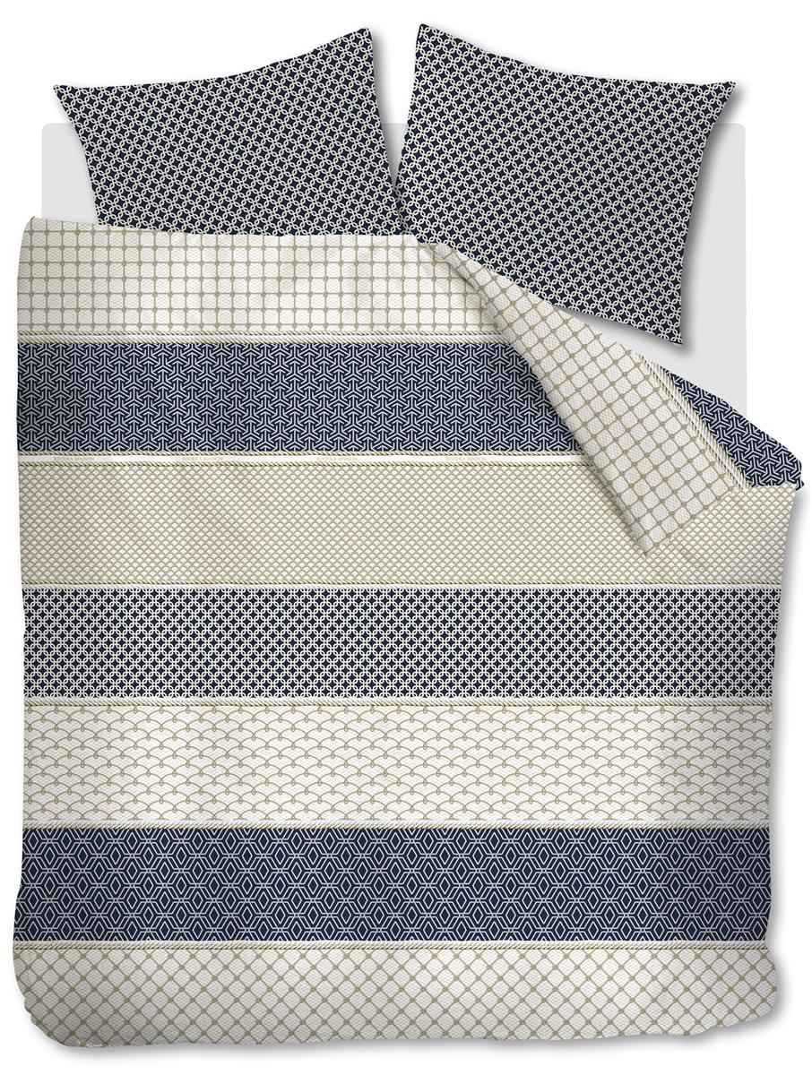 Riviera Maison Dekbedovertrek Ropes Navy Blue