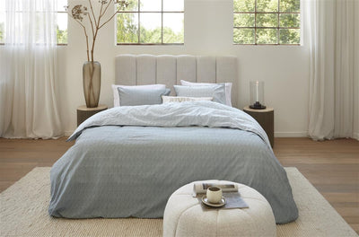 Riviera Maison Dekbedovertrek Twisted Grey Green