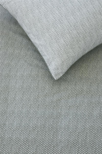 Riviera Maison Dekbedovertrek Twisted Grey Green