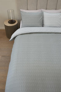 Riviera Maison Dekbedovertrek Twisted Grey Green