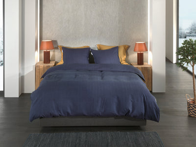 Heckett & Lane Dekbedovertrek Spina Dark-Blue