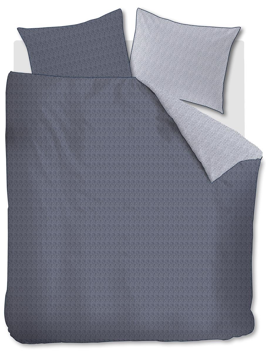 Riviera Maison Dekbedovertrek Twisted Blue