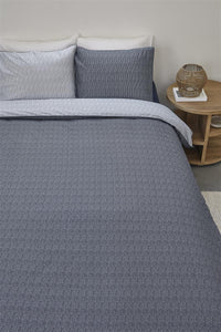 Riviera Maison Dekbedovertrek Twisted Blue