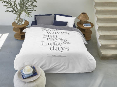 Riviera Maison Dekbedovertrek Lake Days Navy Blue