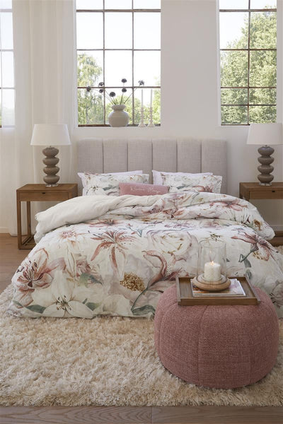 Riviera Maison Dekbedovertrek Lily Love Pink