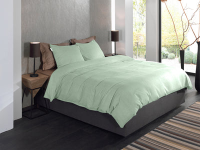 Heckett & Lane Dekbedovertrek Spina Laurel-Green