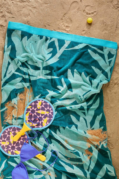 KAAT Amsterdam Strandlaken Bermuda Blue Green