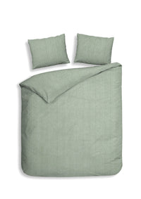 Heckett & Lane Dekbedovertrek Spina Laurel-Green