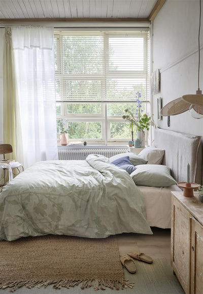 Ariadne at Home Dekbedovertrek Plant Light Green