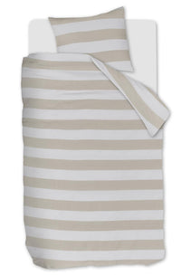 Riviera Maison Dekbedovertrek Striped Sand