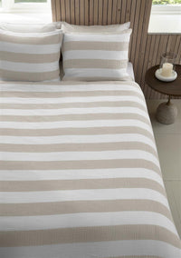 Riviera Maison Dekbedovertrek Striped Sand