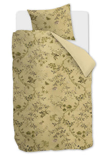 BeddingHouse Dekbedovertrek Charlotte Olive Green