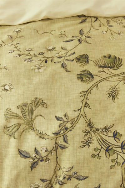 BeddingHouse Dekbedovertrek Charlotte Olive Green