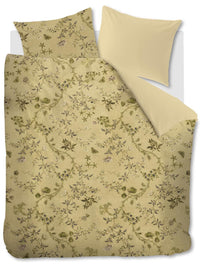 BeddingHouse Dekbedovertrek Charlotte Olive Green