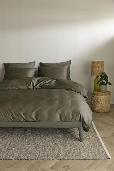 BeddingHouse Dekbedovertrek Change Olive Green
