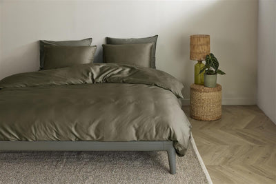 BeddingHouse Dekbedovertrek Change Olive Green