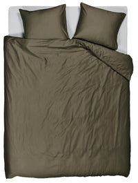 BeddingHouse Dekbedovertrek Change Olive Green