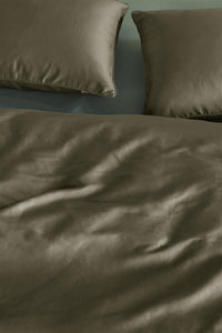 BeddingHouse Dekbedovertrek Change Olive Green