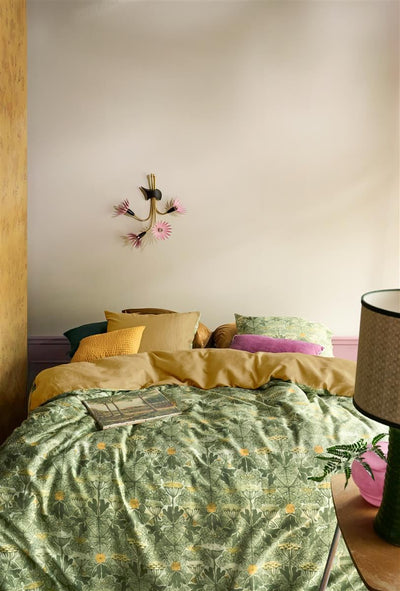 At Home Dekbedovertrek Ancient Olive Green