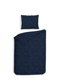Heckett & Lane Dekbedovertrek Alloro Dark-Blue